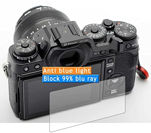 Vaxson 3-Pack Anti Blue Light Protector, תואם ל- Fujifilm X-T1 XT1 TPU Stukes Stager Stucker [לא מזכוכית